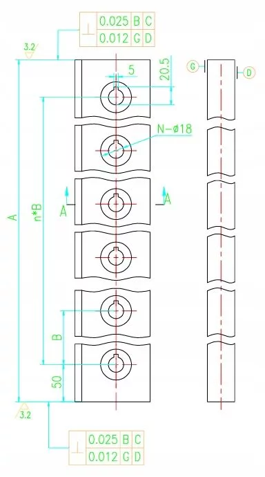 Noze-do-gilotyny-6x4000-mm-gorne-NG4-hydraulicznych-nozyc-4-stronne-wymiana-Kod-producenta-6x4000-UP