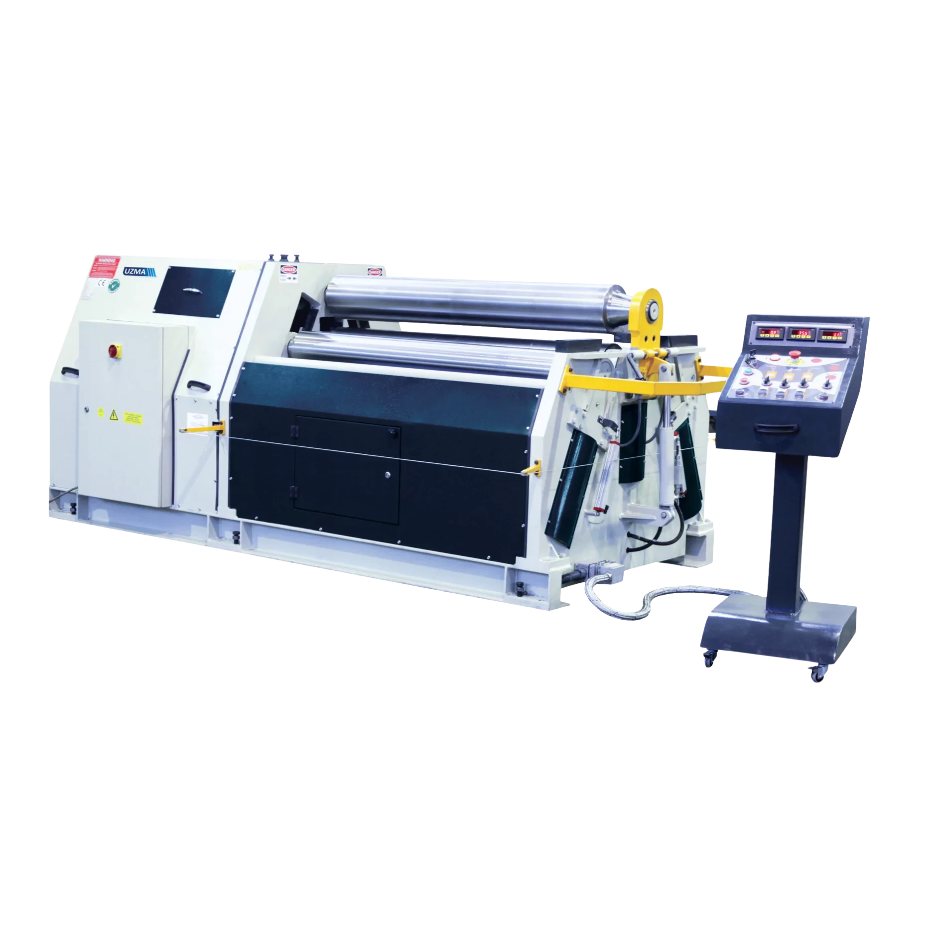 Hydrauliczna walcarka 4-rolkowa do blach UZMA UHMS-4 6580 650 mm 3 - 3,5mm