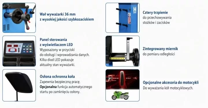 Wyważarka DC9000 - najważniejsze funkcje