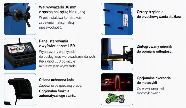 Wyważarka DC9100 - najważniejsze funkcje