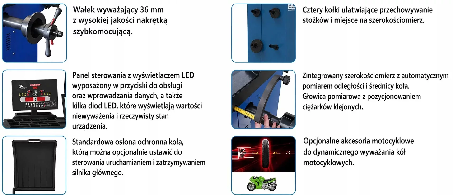Wyważarka DC9400 - najważniejsze funkcje