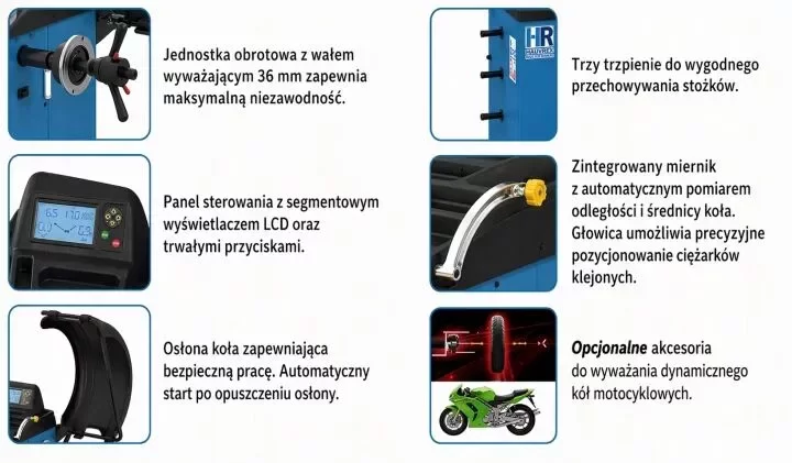 Wyważarka DC9600 - najważniejsze funkcje