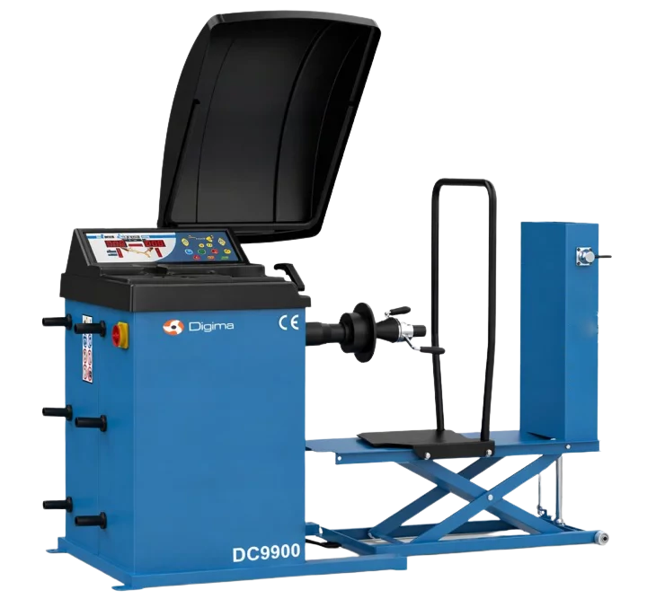 Automatyczna wyważarka do kół ciężarowych DC9900 10” – 26”