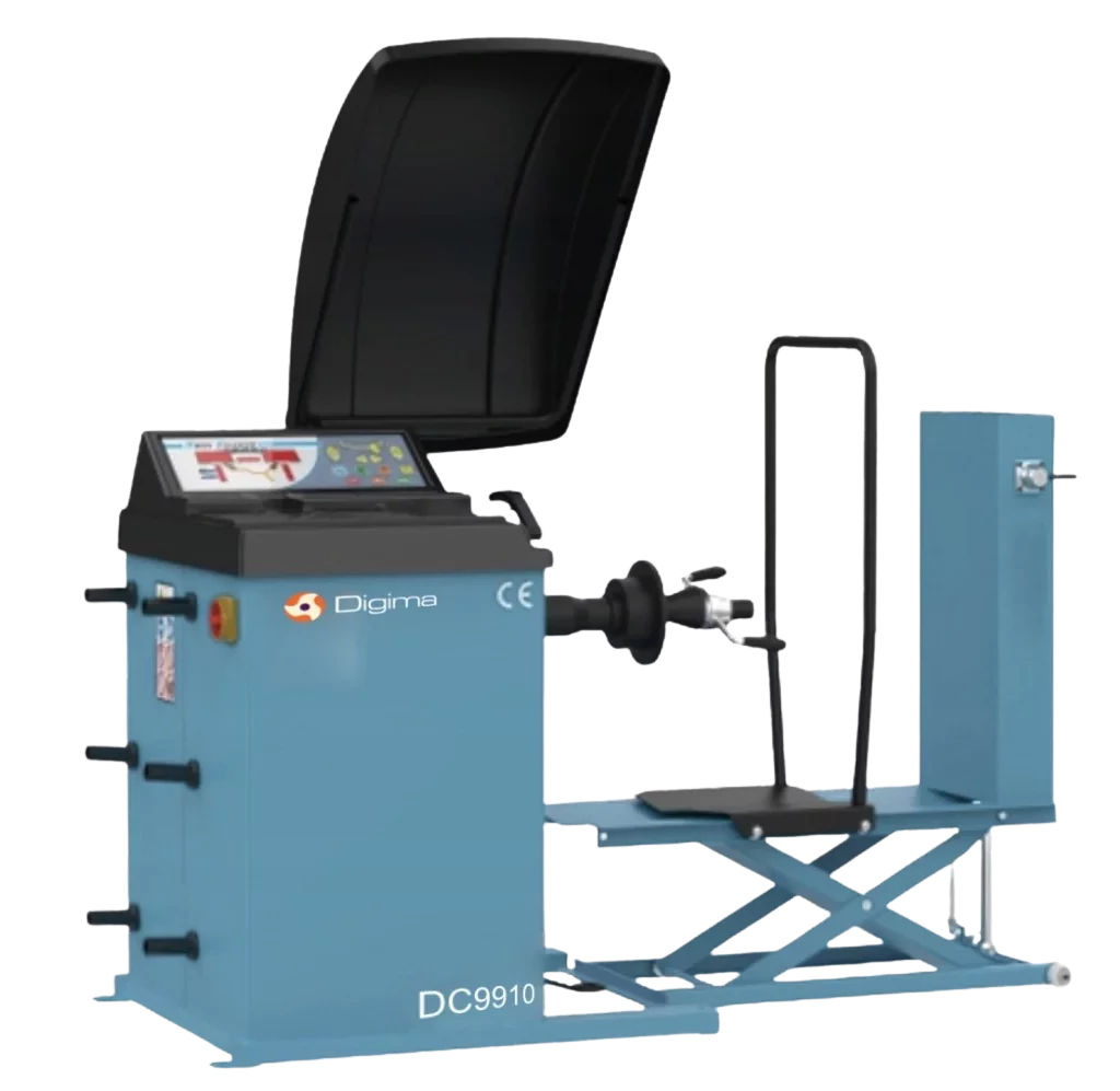 Automatyczna wyważarka do kół ciężarowych DC9910 10” – 26”