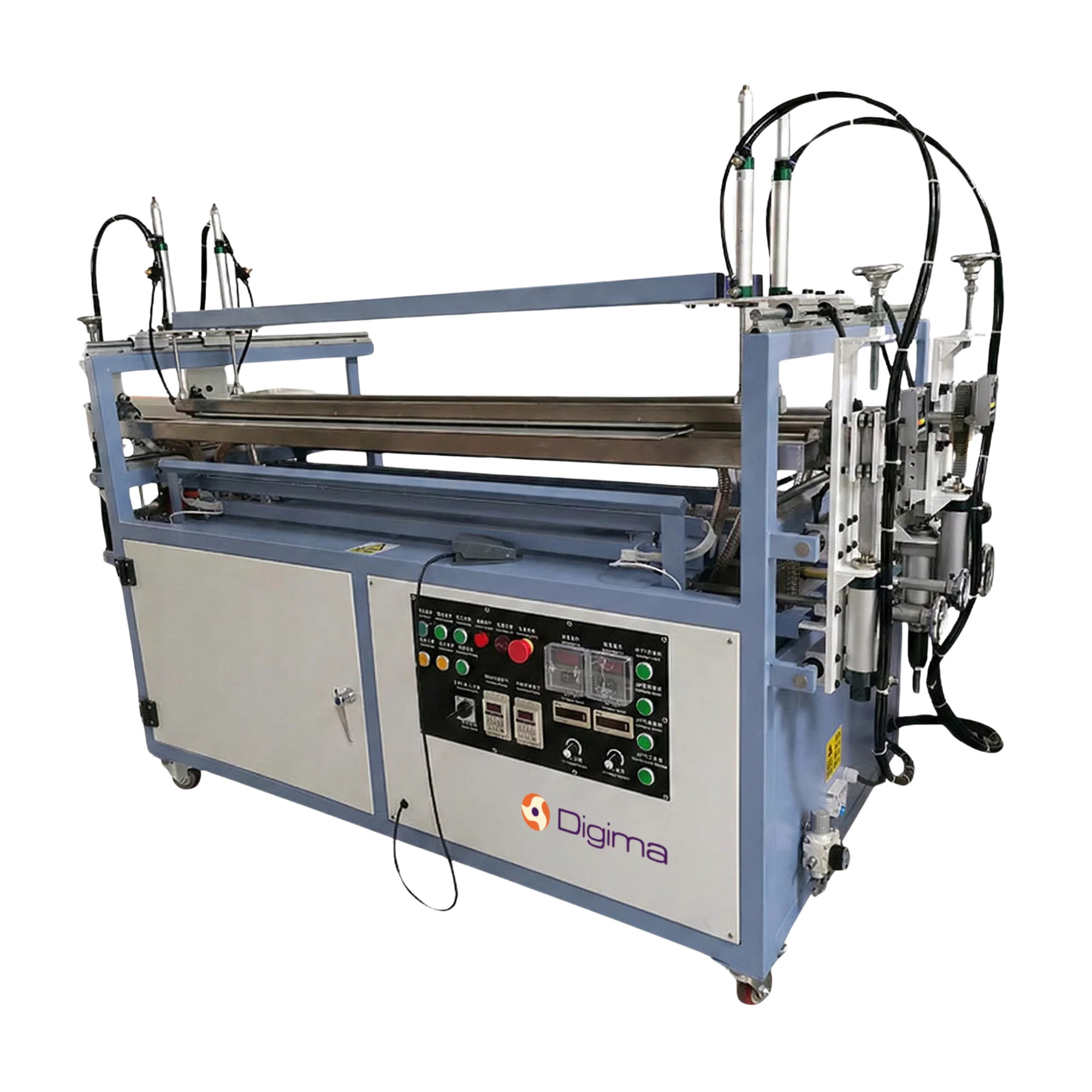 Automatyczna zaginarka giętarka do tworzyw PCV akrylu Digima TW2400 do 10mm
