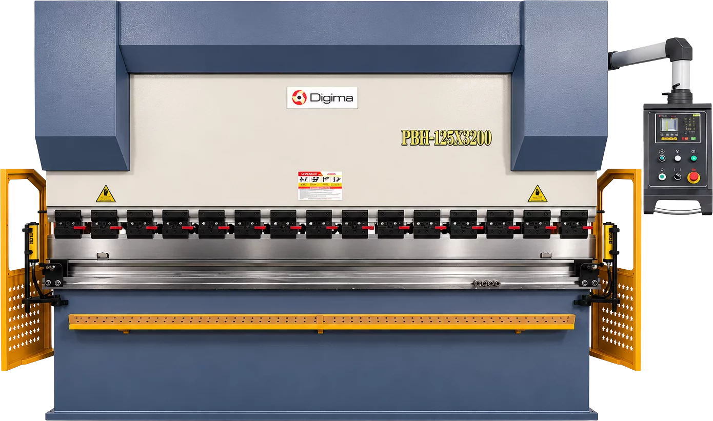 Prasa krawędziowa hydrauliczna Digima PBH 125X3200 mm 7.5kW 125T 3200mm