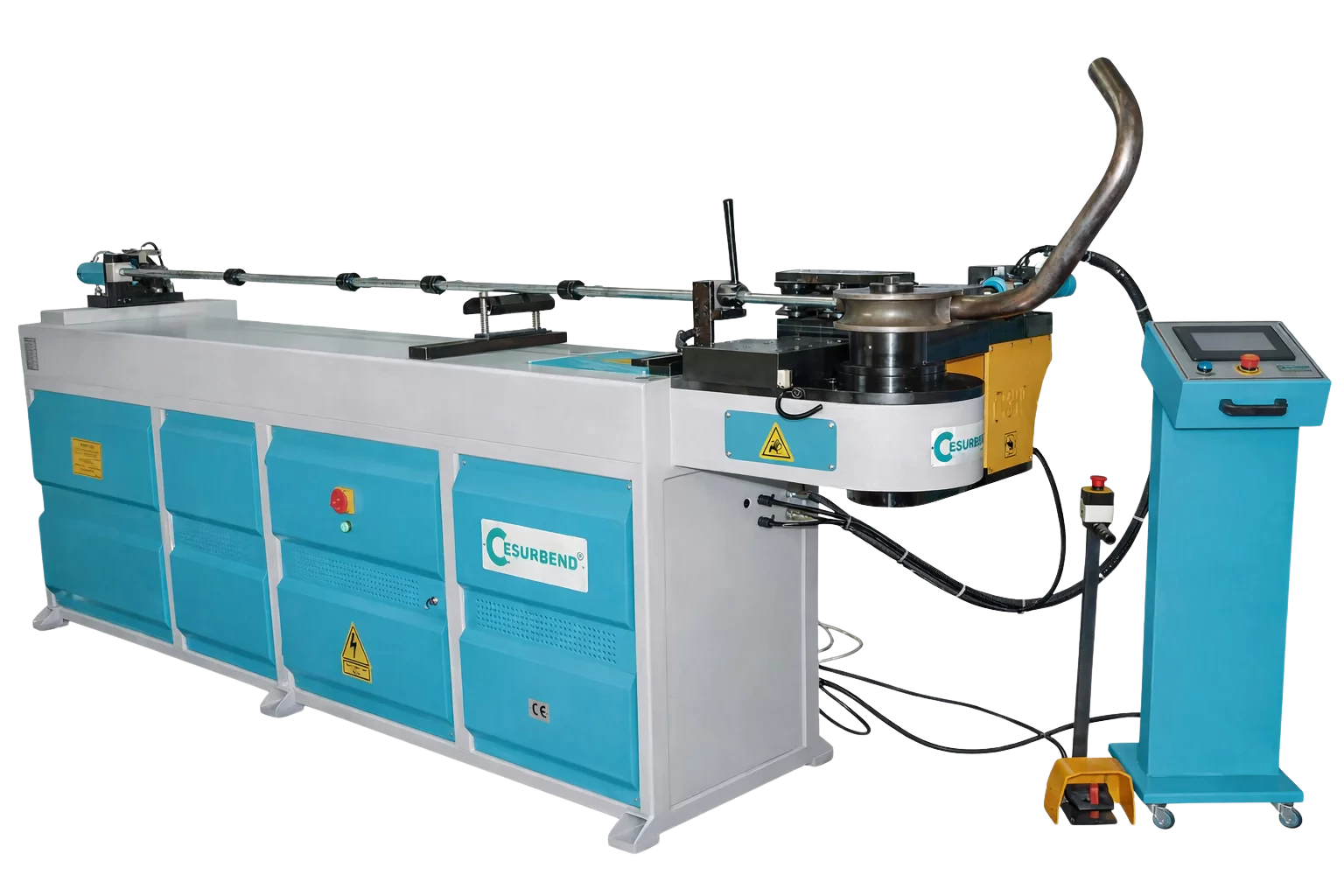 GIĘTARKA DO RUR I PROFILI CESURBEND PBCM-51 TRZPIENIOWA HYDRAULICZNA PLC