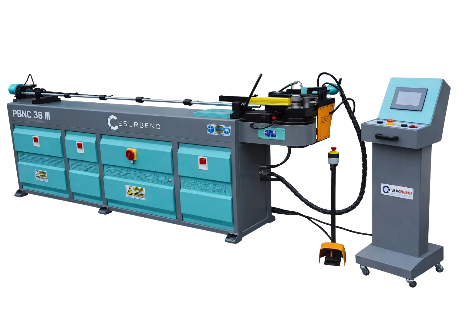GIĘTARKA DO RUR I PROFILI CESURBEND PBNC-38x3 CNC TRZPIENIOWA SERVO