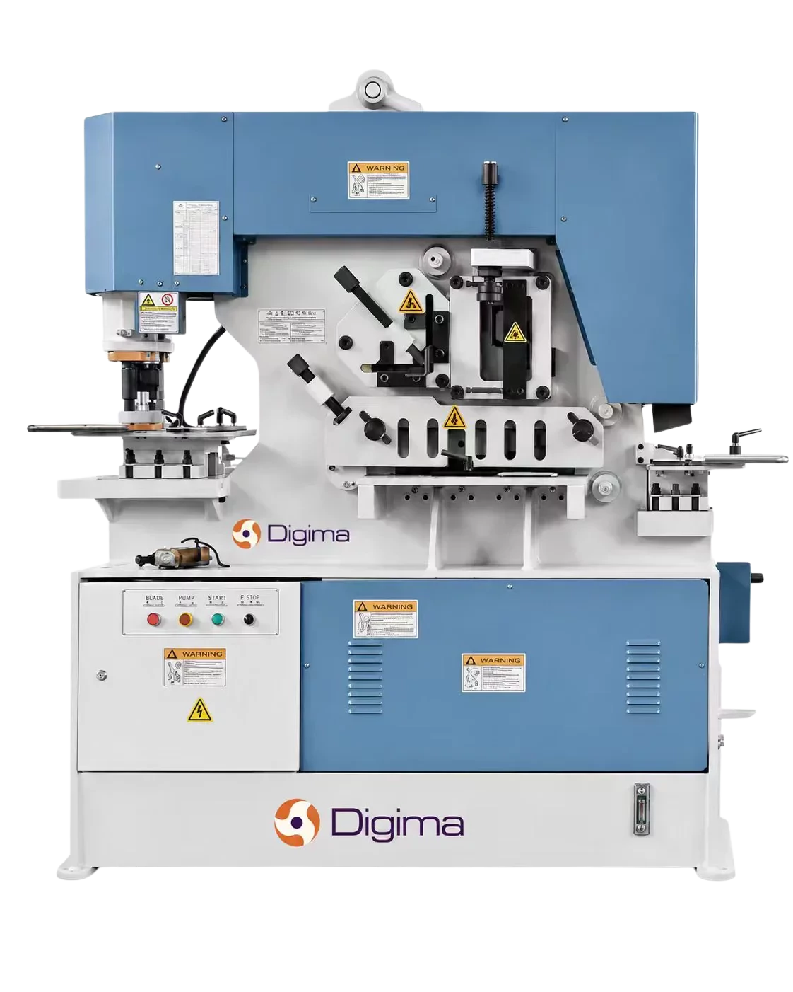Hydrauliczne nożyce do stali i wykrawarka Digima Iron Worker DX35Y-20 90T