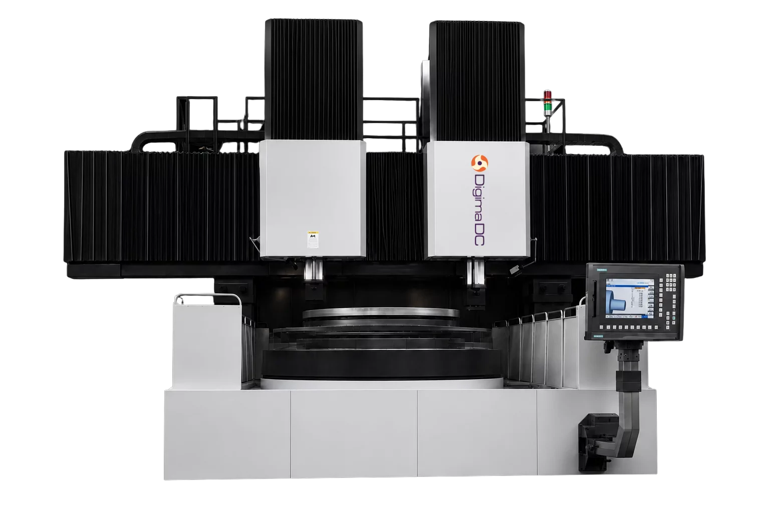 Dwukolumnowa tokarka karuzelowa DTL-31F CNC 3150 mm Ze stałą belką poprzeczną