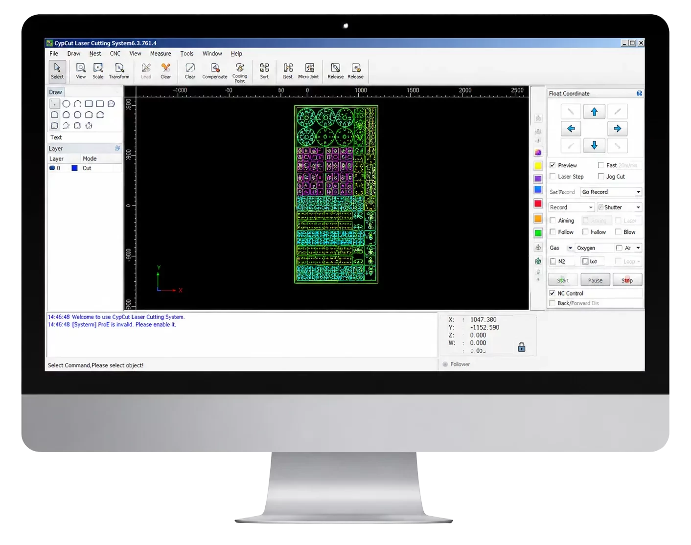 System sterowania Raytools XC3000S