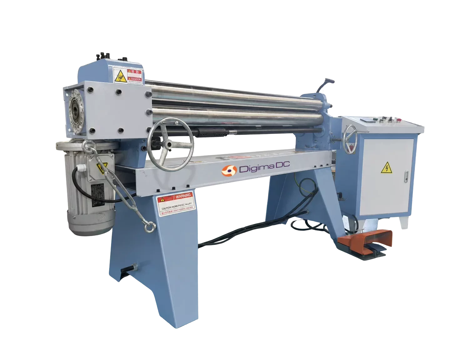 Electric 3-roll plate rolling machine DIG-1,5x1300 RM