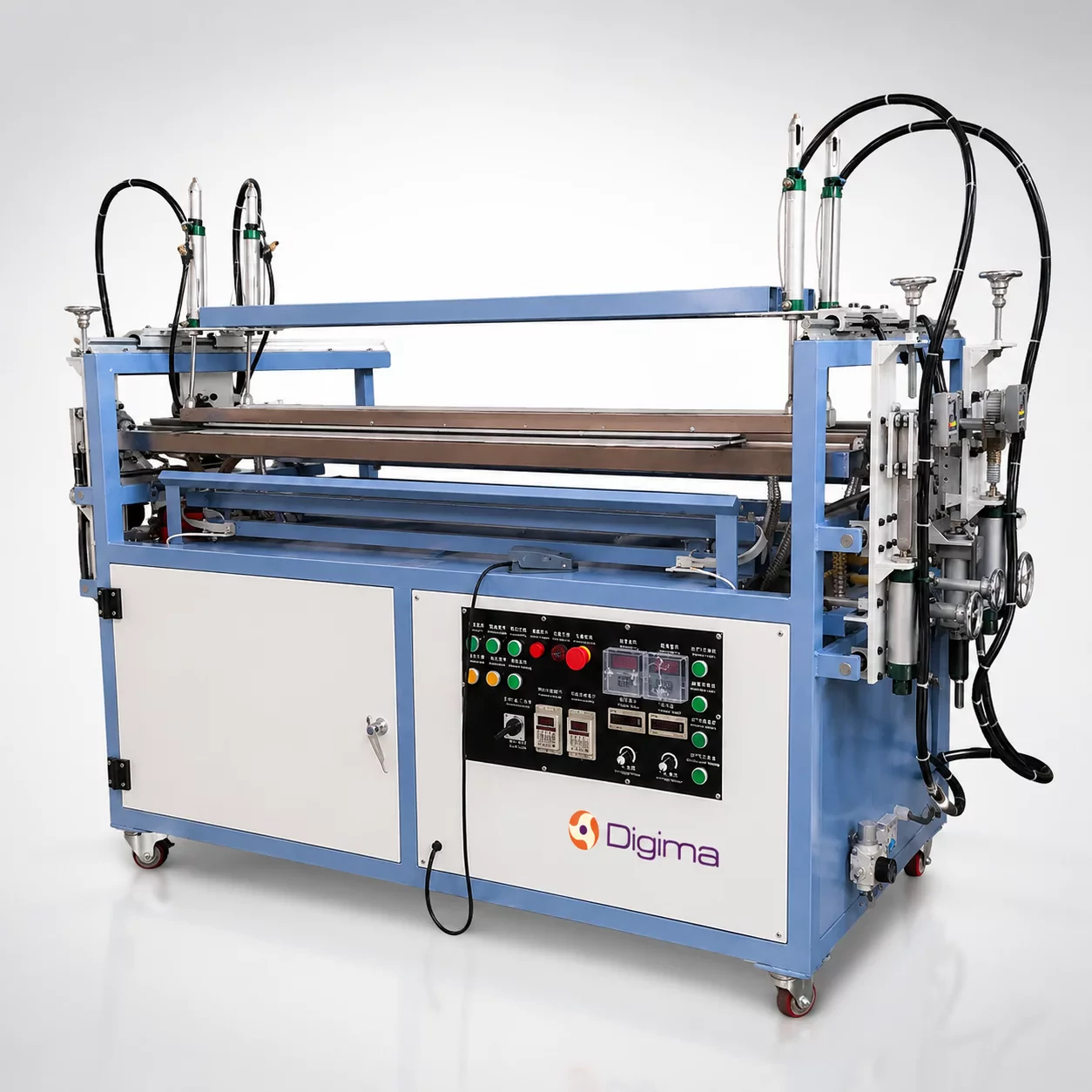Automatyczna zaginarka giętarka do tworzyw PCV akrylu Digima TW2400 do 10mm