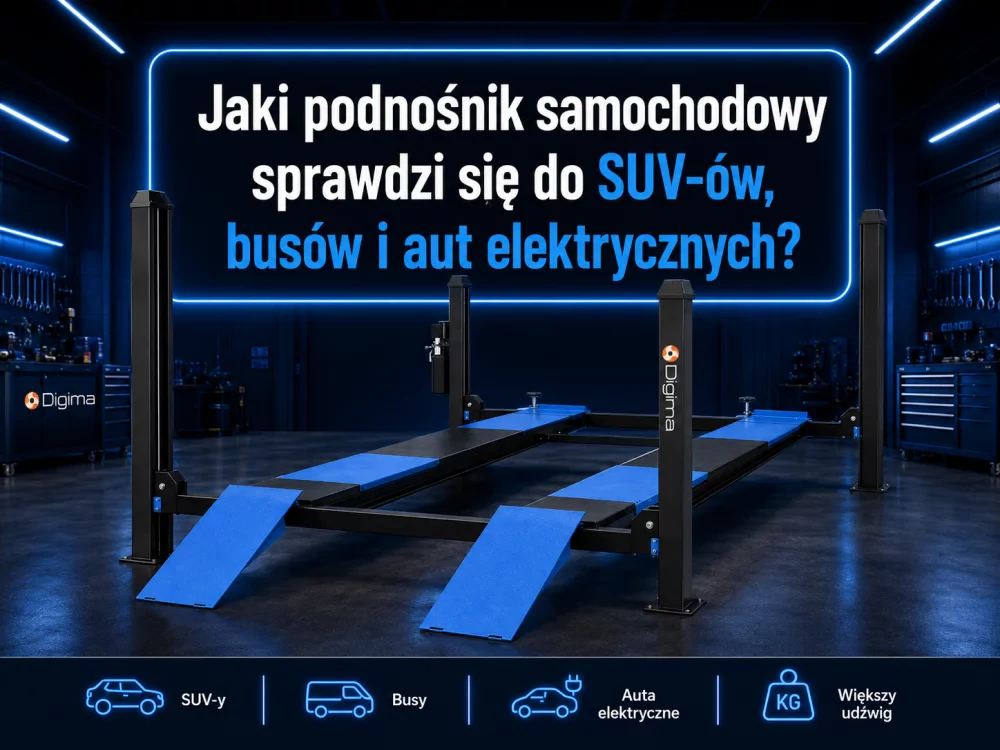 Jaki podnośnik samochodowy sprawdzi się do SUV-ów, busów i aut elektrycznych?