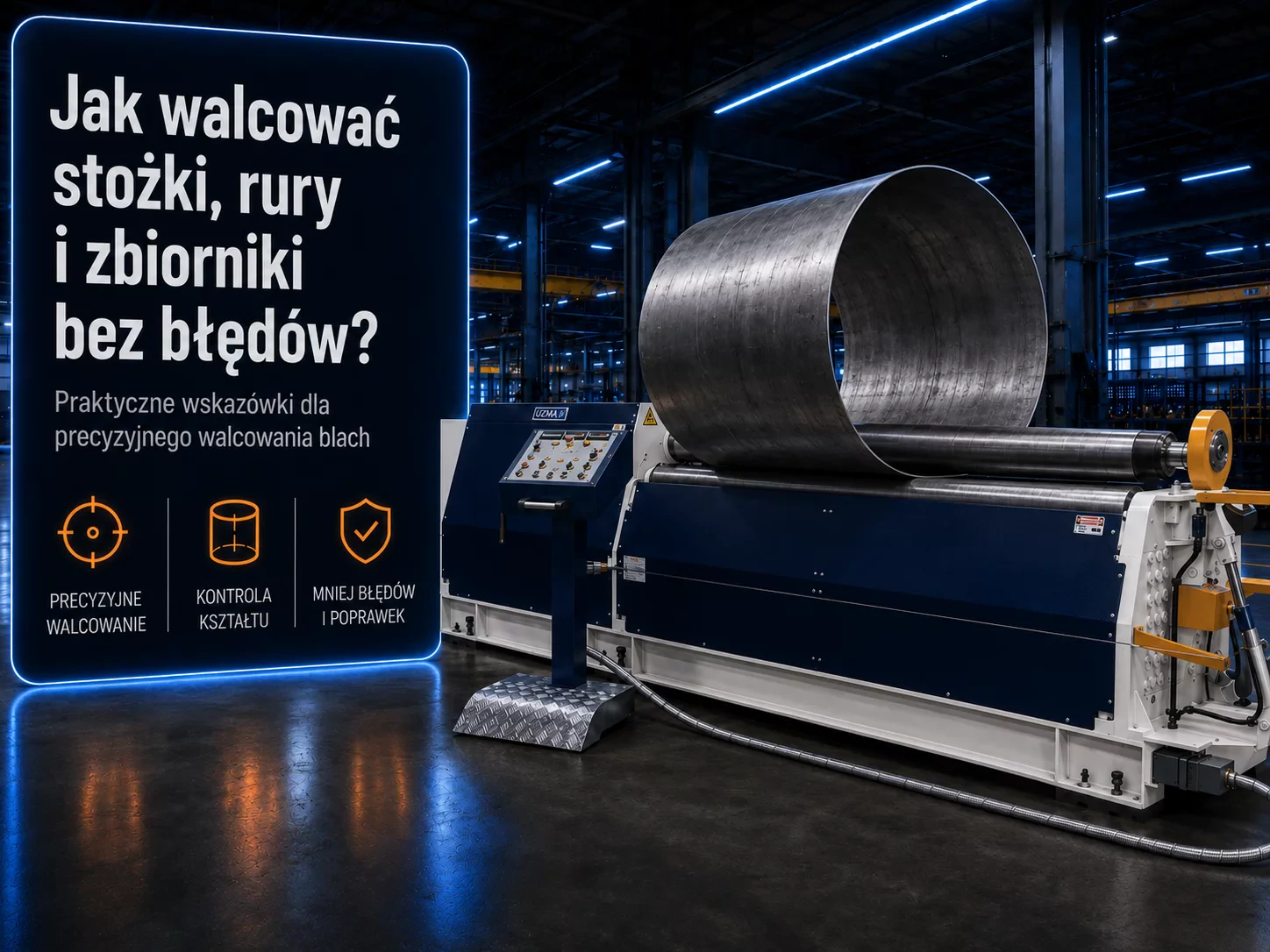 Jak walcować stożki, rury i zbiorniki bez błędów?