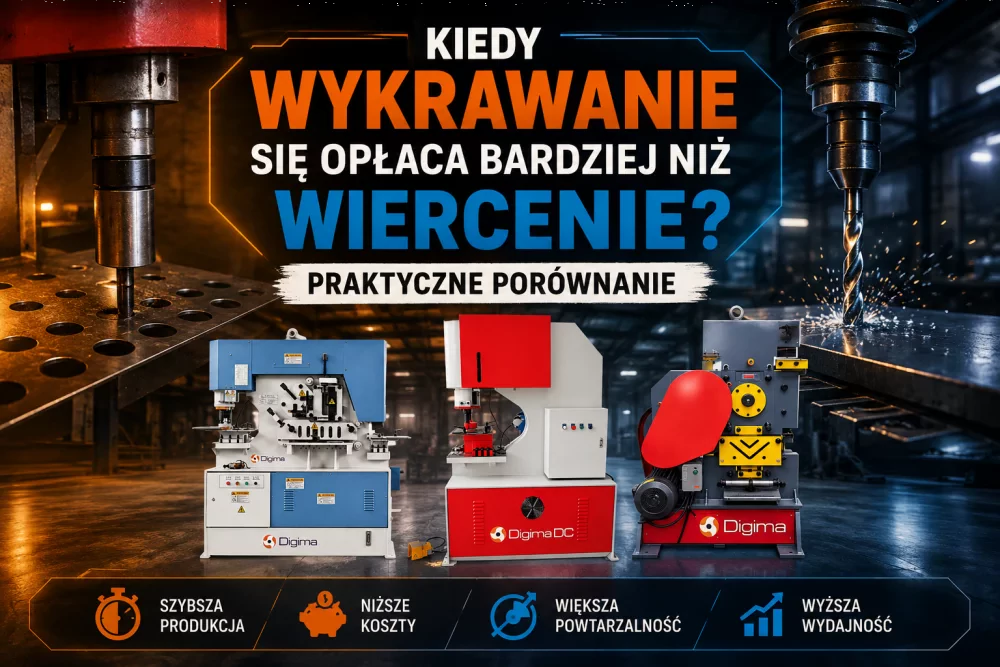 Kiedy wykrawanie się opłaca bardziej niż wiercenie? Praktyczne porównanie