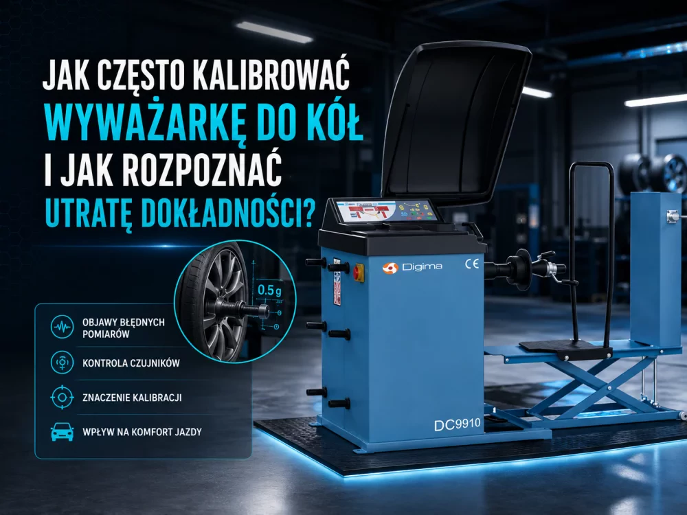 Jak często kalibrować wyważarkę do kół i jak rozpoznać utratę dokładności?