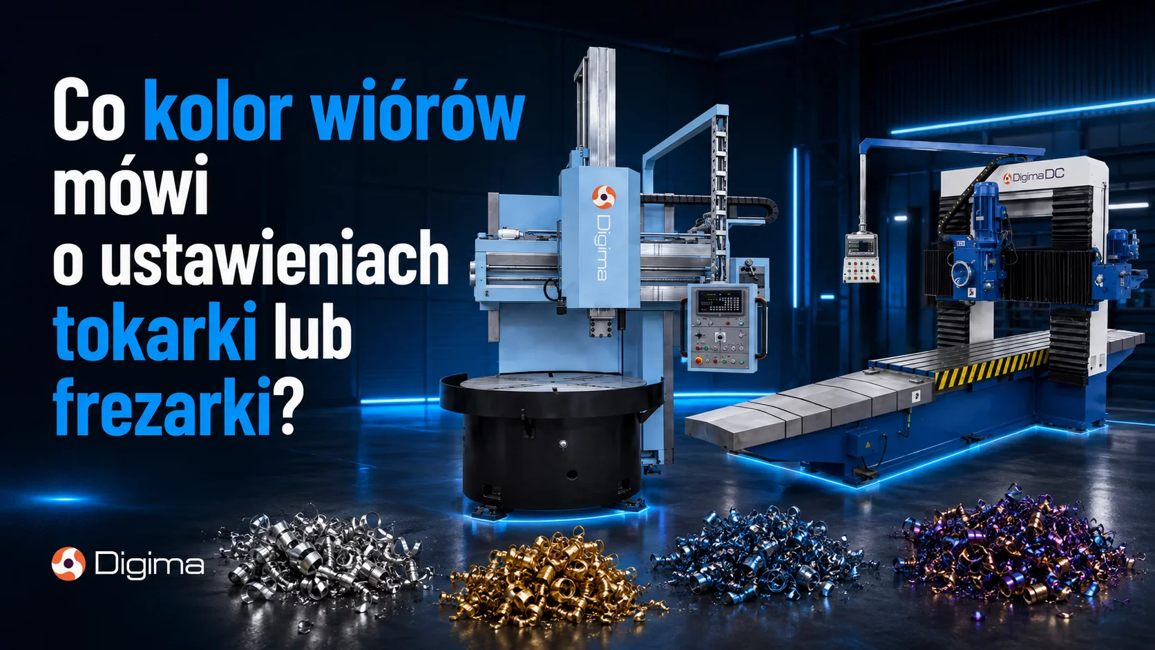 Co kolor wiórów mówi o ustawieniach tokarki lub frezarki?