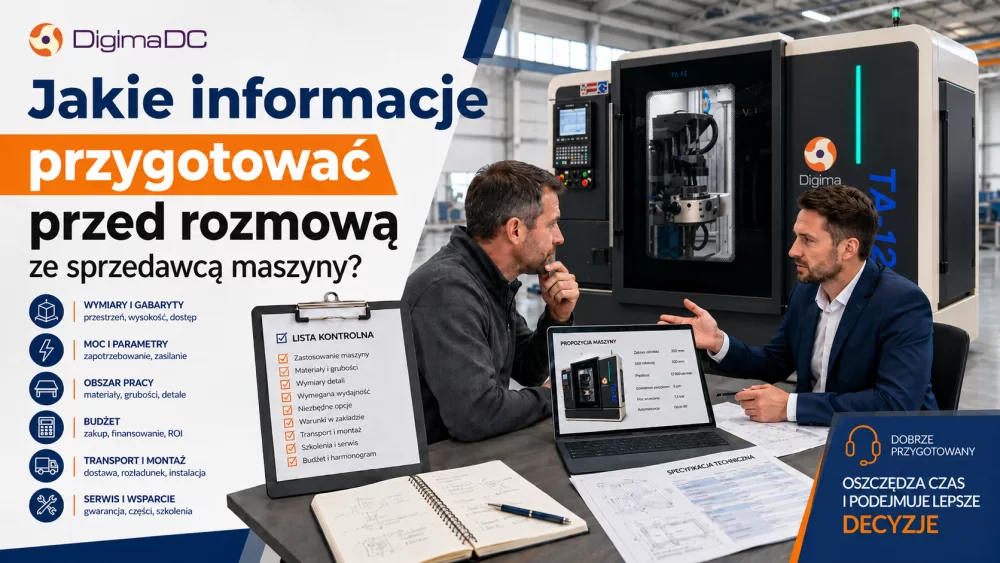 Jak się przygotować do rozmowy ze sprzedawcą maszyny?