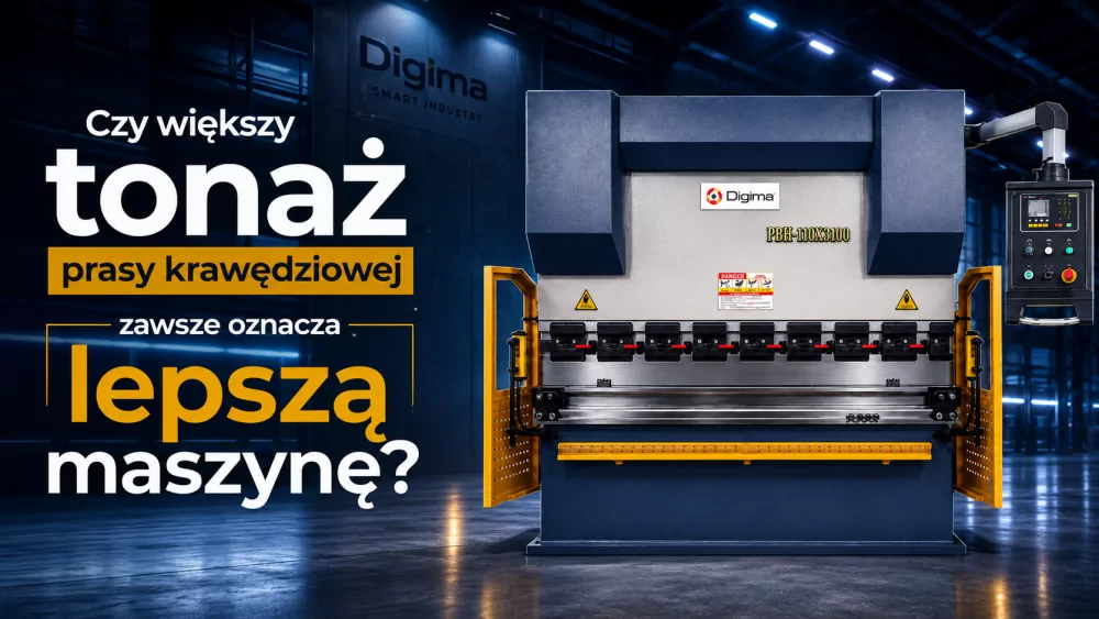 Czy większy tonaż prasy krawędziowej zawsze oznacza lepszą maszynę?