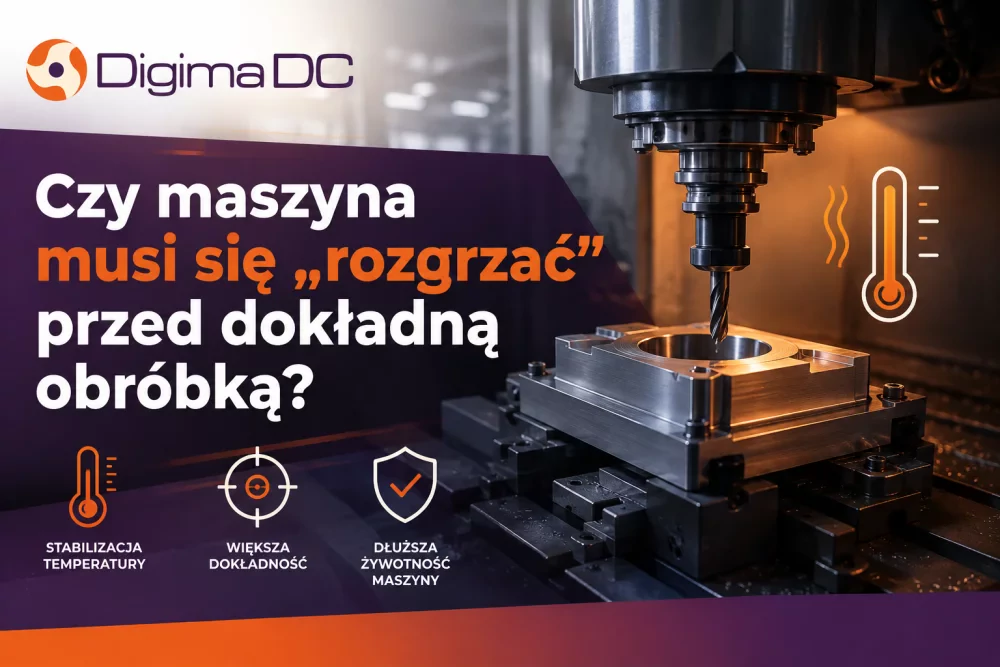 Czy maszyna musi się „rozgrzać” przed dokładną obróbką?