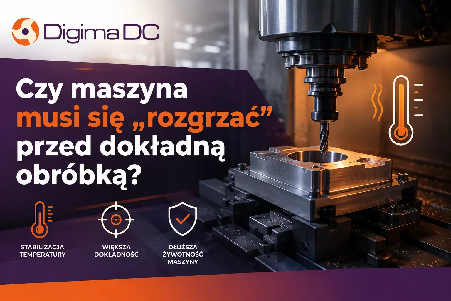 Czy maszyna musi się „rozgrzać” przed dokładną obróbką?