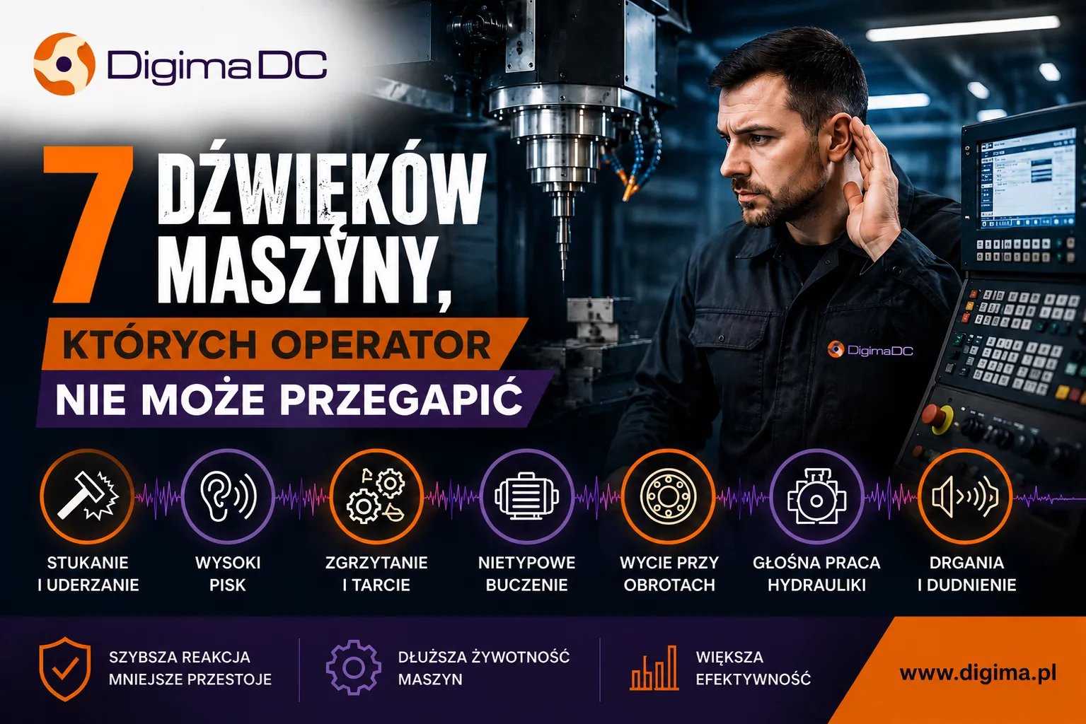 7 dźwięków maszyny, których operator nie może przegapić