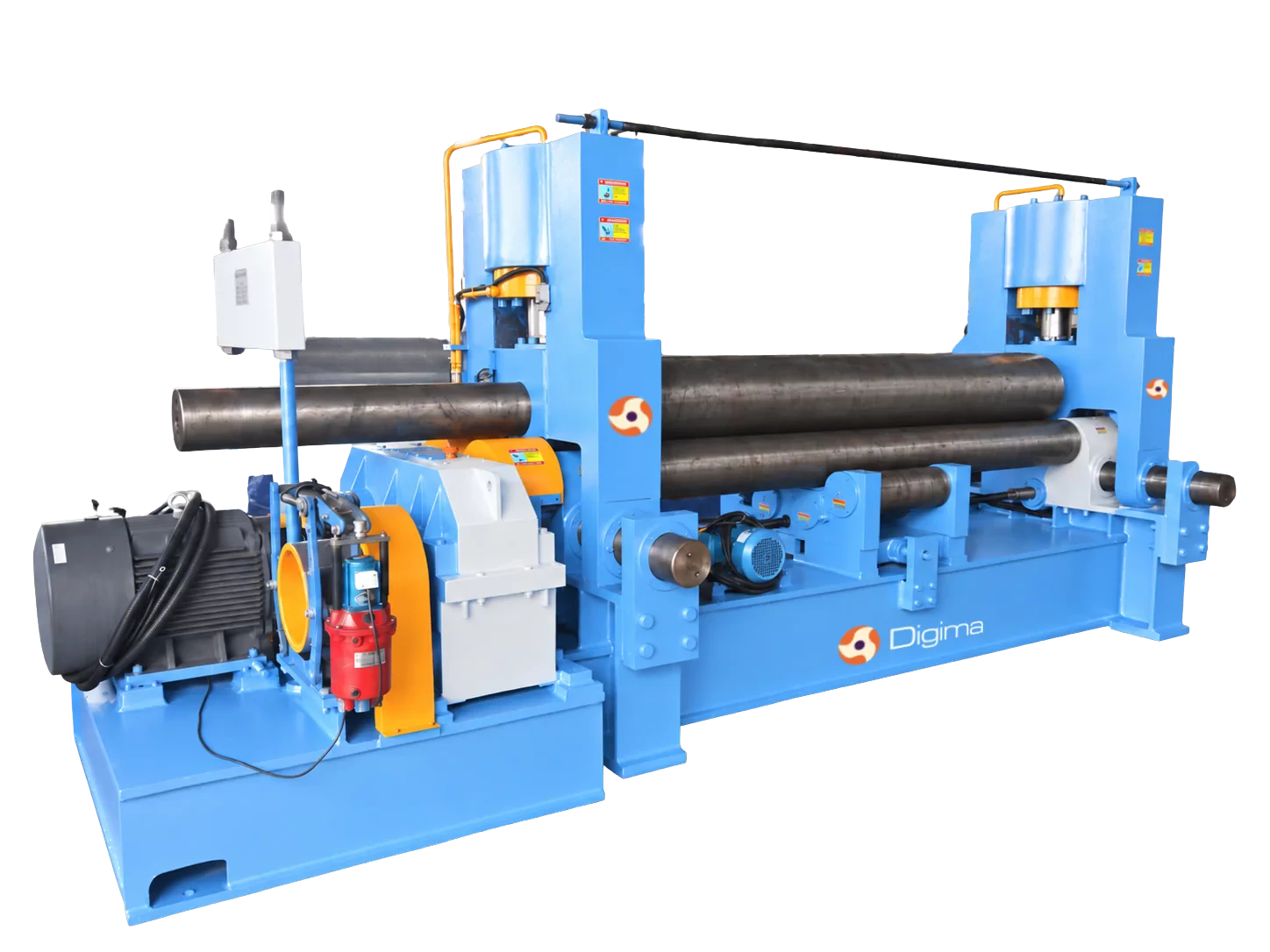 Hydrauliczna walcarka 3-rolkowa do blach WM11S 12x2000 mm