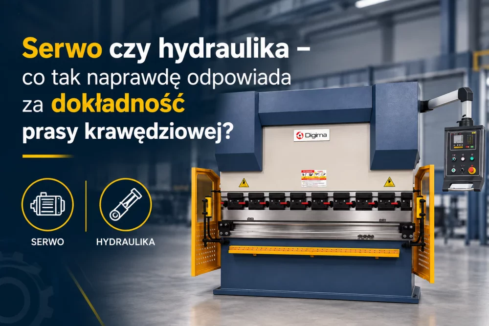 Serwo czy hydraulika – co tak naprawdę odpowiada za dokładność prasy krawędziowej?