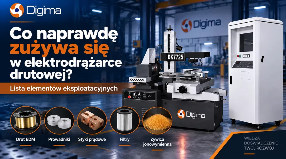 Co naprawdę się zużywa w elektrodrążarce drutowej? Sprawdź listę części, o które musisz dbać