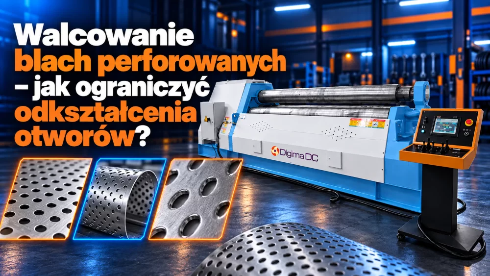 Walcowanie blach perforowanych – jak ograniczyć odkształcenia otworów?
