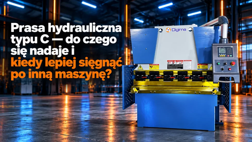 Prasa hydrauliczna typu C — do czego się nadaje i kiedy lepiej sięgnąć po inną maszynę?