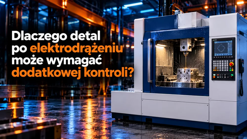 Dlaczego detal po elektrodrążeniu może wymagać dodatkowej kontroli?