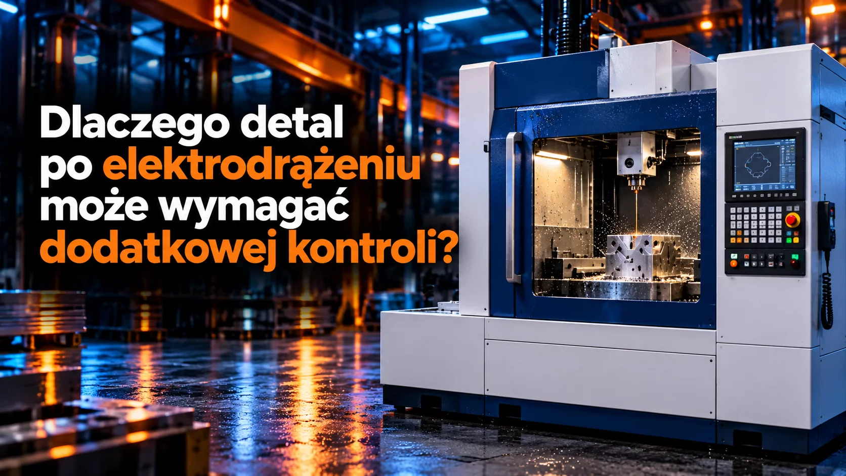 Dlaczego detal po elektrodrążeniu może wymagać dodatkowej kontroli?