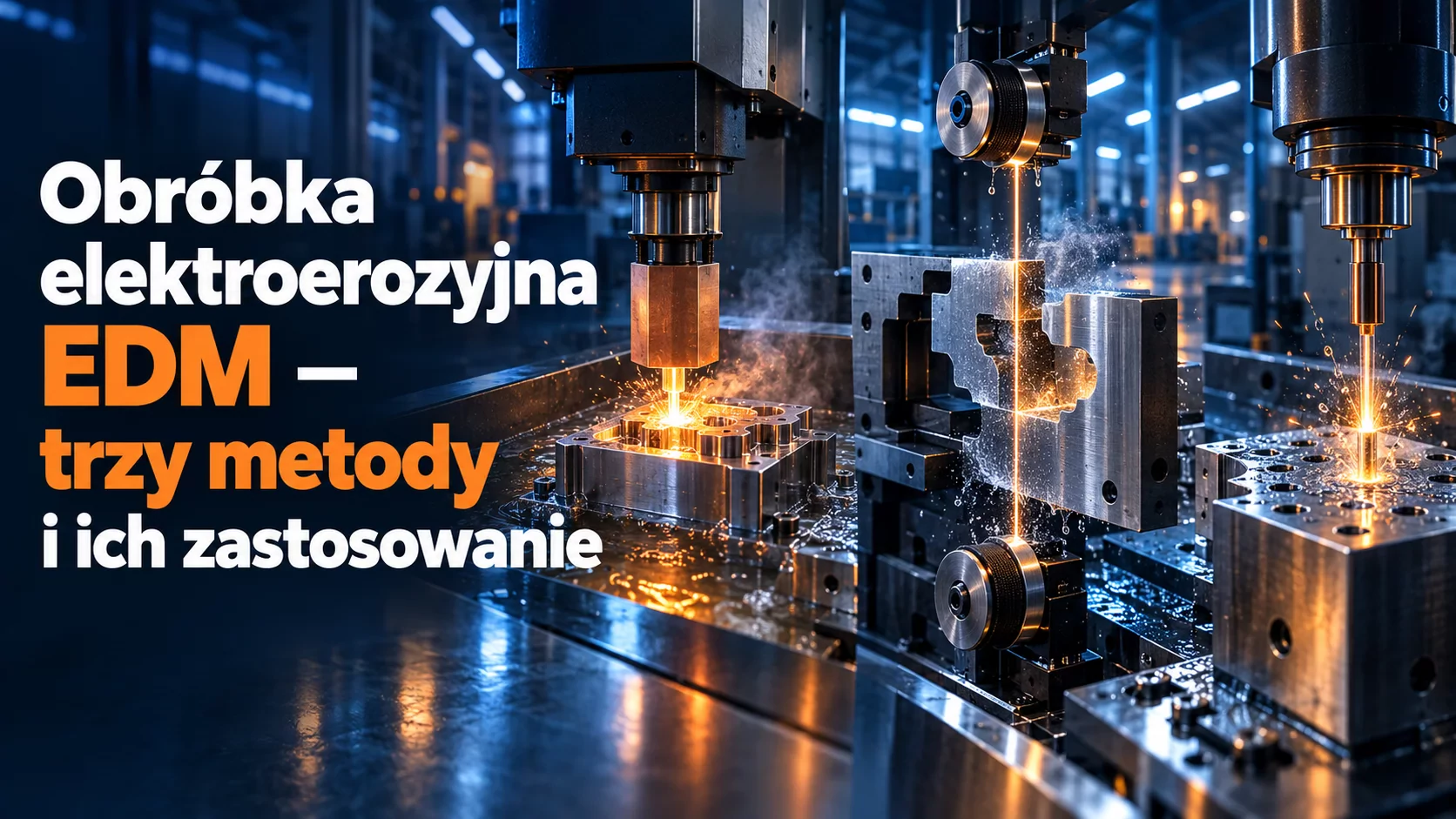 Obróbka elektroerozyjna EDM — trzy metody i ich zastosowanie