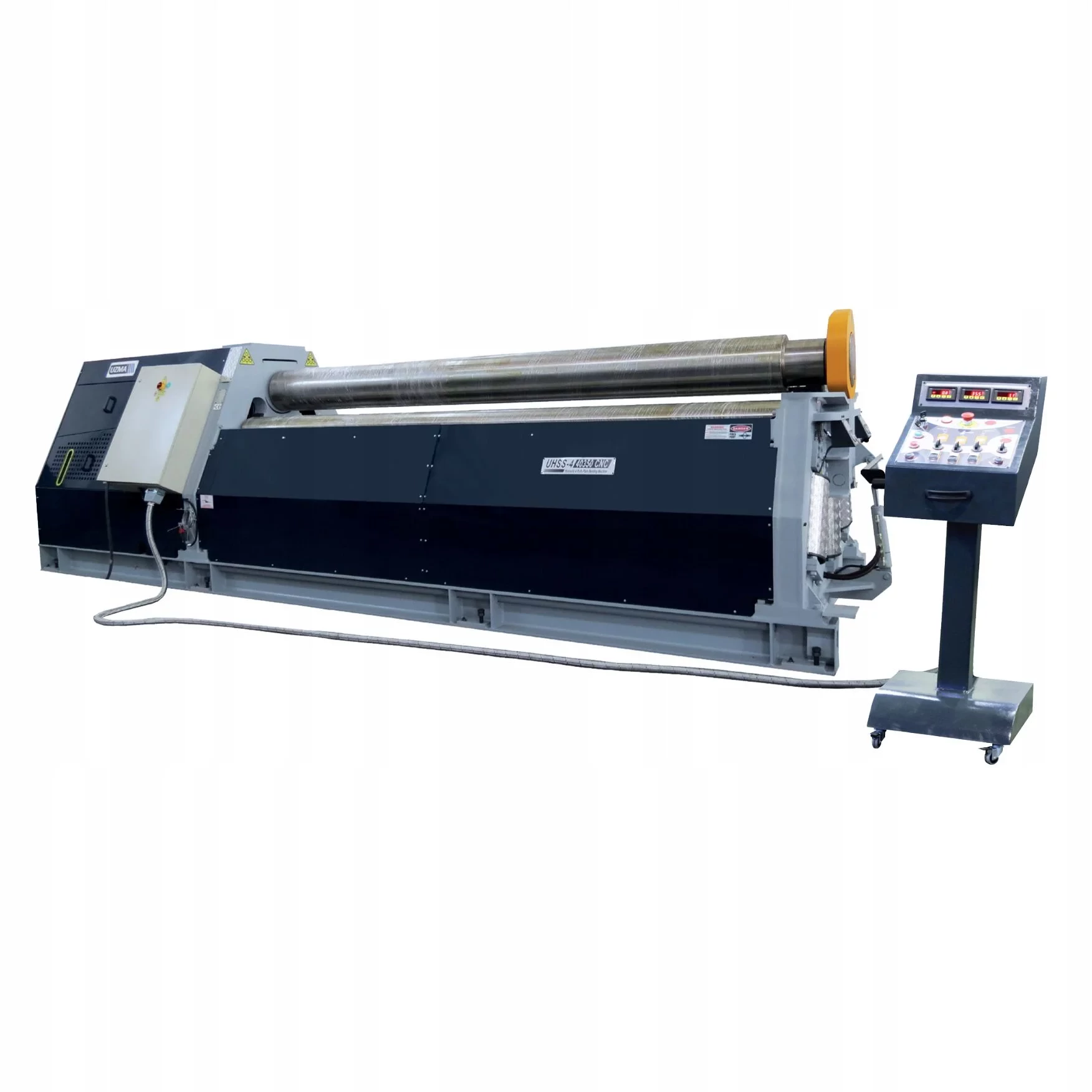 Hydrauliczna walcarka 4-rolkowa do blach UZMA UHSS-4 30460 3100 mm 30/40 mm