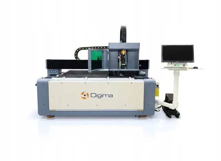 Digima F1530 6kW laser otwarty fiber światłowodowy 1500x3000 mm