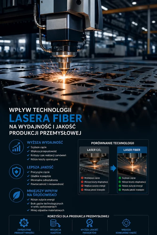 Wpływ technologii lasera fiber na wydajność i jakość produkcji przemysłowej