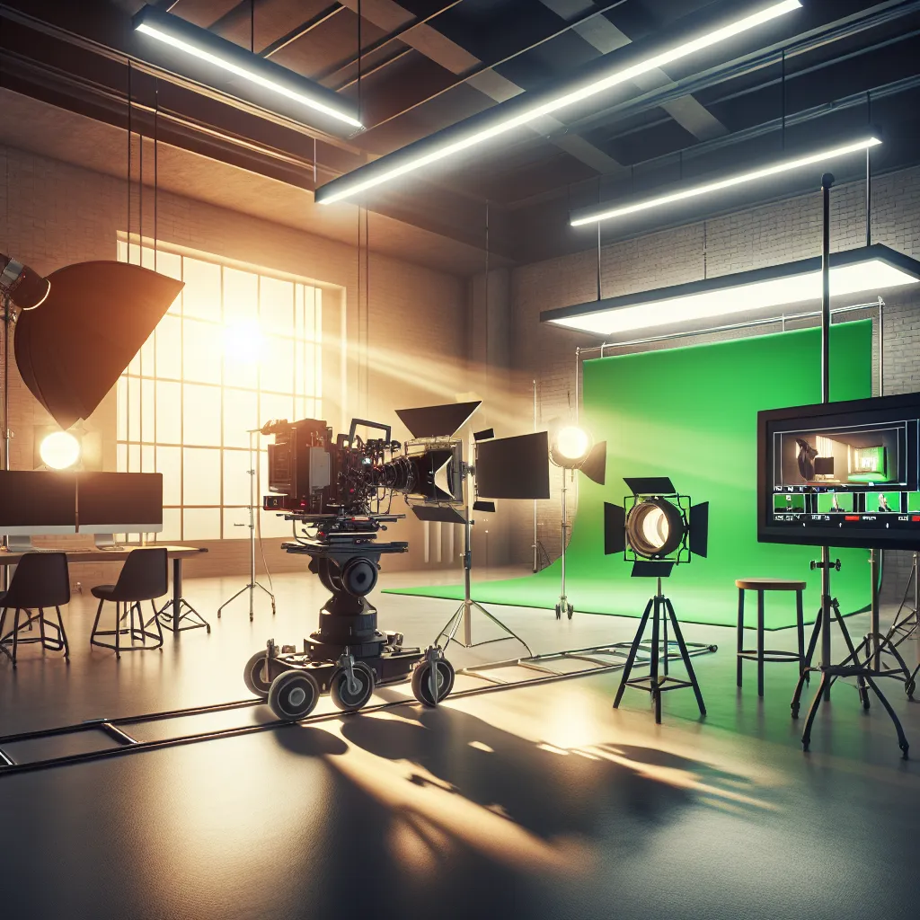 Nowoczesne studio filmowe tworzące inspirujące spoty reklamowe