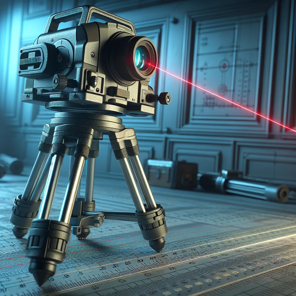 Precyzyjne pomiary z poziomicą laserową i solidnym statywem